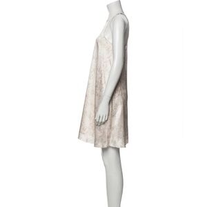 ATM Anthony Thomas Melillo Dye Silk Slip Shift Dress Small New w Tags Ivory